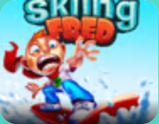 Skiing Fred